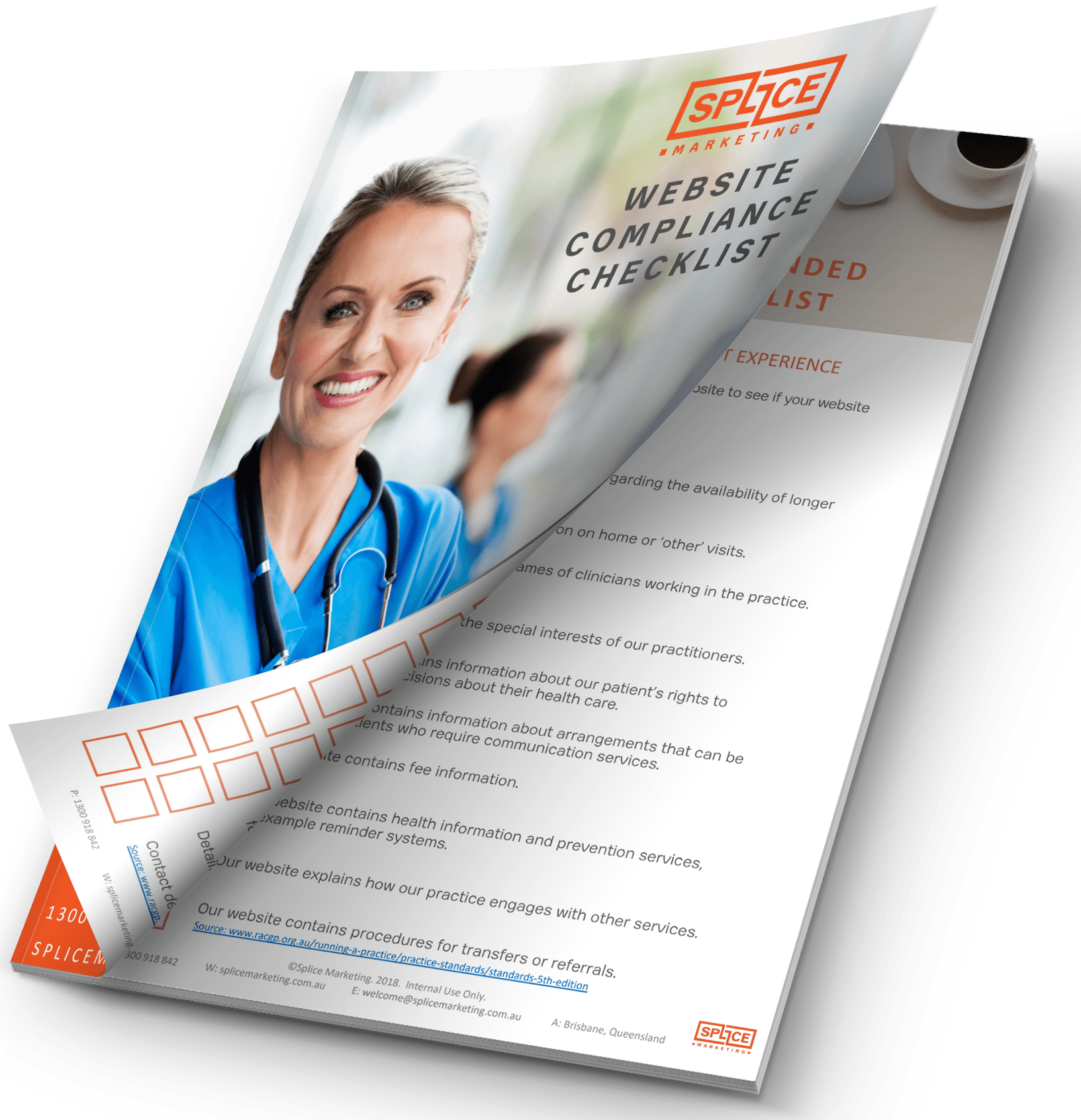 Splice ebook website compliance checklist for healthcare professionals