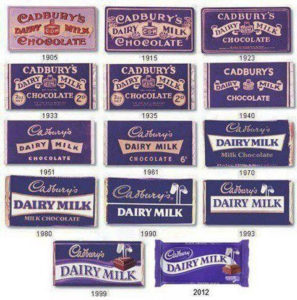 cadbury branding
